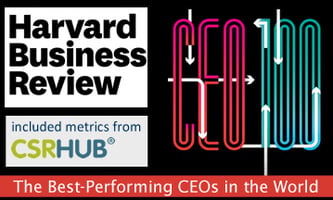 CSRHub Metrics Included in Harvard Business Review Top CEO's List
